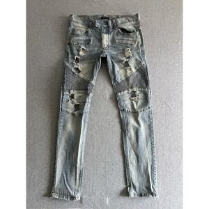 Kayden K Men's Distressed Skinny Jeans Size 34